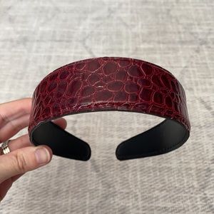NWOT faux reptile skin headband